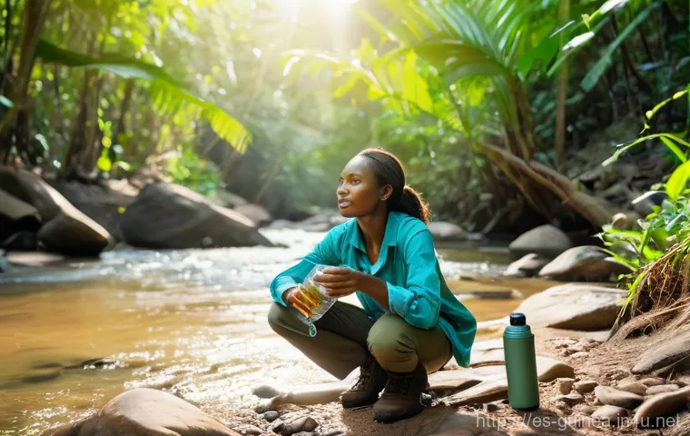 기니 수돗물 및 정수 필수 여부 - **Prompt 1: Water Scarcity in Guinea**
"A compelling, realistic image depicting several Guinean ... 기니 수돗물 및 정수 필수 여부 - **Prompt 1: Water Scarcity in Guinea**
"A compelling, realistic image depicting several Guinean ...